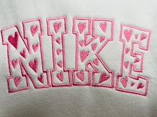 Load image into Gallery viewer, Valentines embroidery sweatshirt
