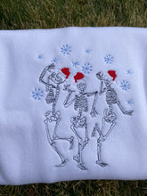 Load image into Gallery viewer, Skeleton Christmas Embroidered Sweatshirts Gifts for her
