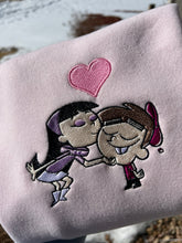 Load image into Gallery viewer, Couple Valentines Embroidered Sweatshirts
