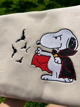 Load image into Gallery viewer, Vampire Dog Halloween Sweatshirts
