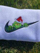 Load image into Gallery viewer, Grinch Embroidered Sweatshirts, Gifts for her
