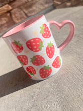 Load image into Gallery viewer, Strawberrys heart mug
