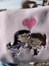 Load image into Gallery viewer, Couple Valentines Embroidered Sweatshirts
