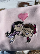 Load image into Gallery viewer, Couple Valentines Embroidered Sweatshirts
