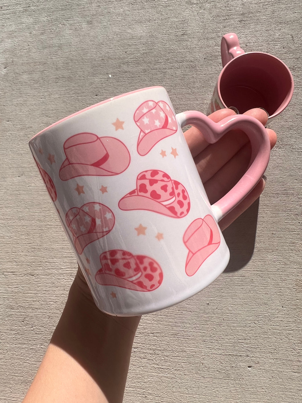 Cowboy heat heart mug