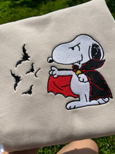 Load image into Gallery viewer, Vampire Dog Halloween Sweatshirts
