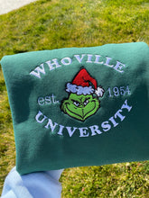 Load image into Gallery viewer, Whoville University Embroidered Sweatshirts, Gifts for her
