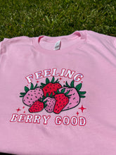 Load image into Gallery viewer, Feeling Berry Good Crew neck T-shirt
