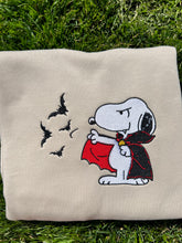 Load image into Gallery viewer, Vampire Dog Halloween Sweatshirts
