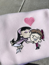 Load image into Gallery viewer, Couple Valentines Embroidered Sweatshirts
