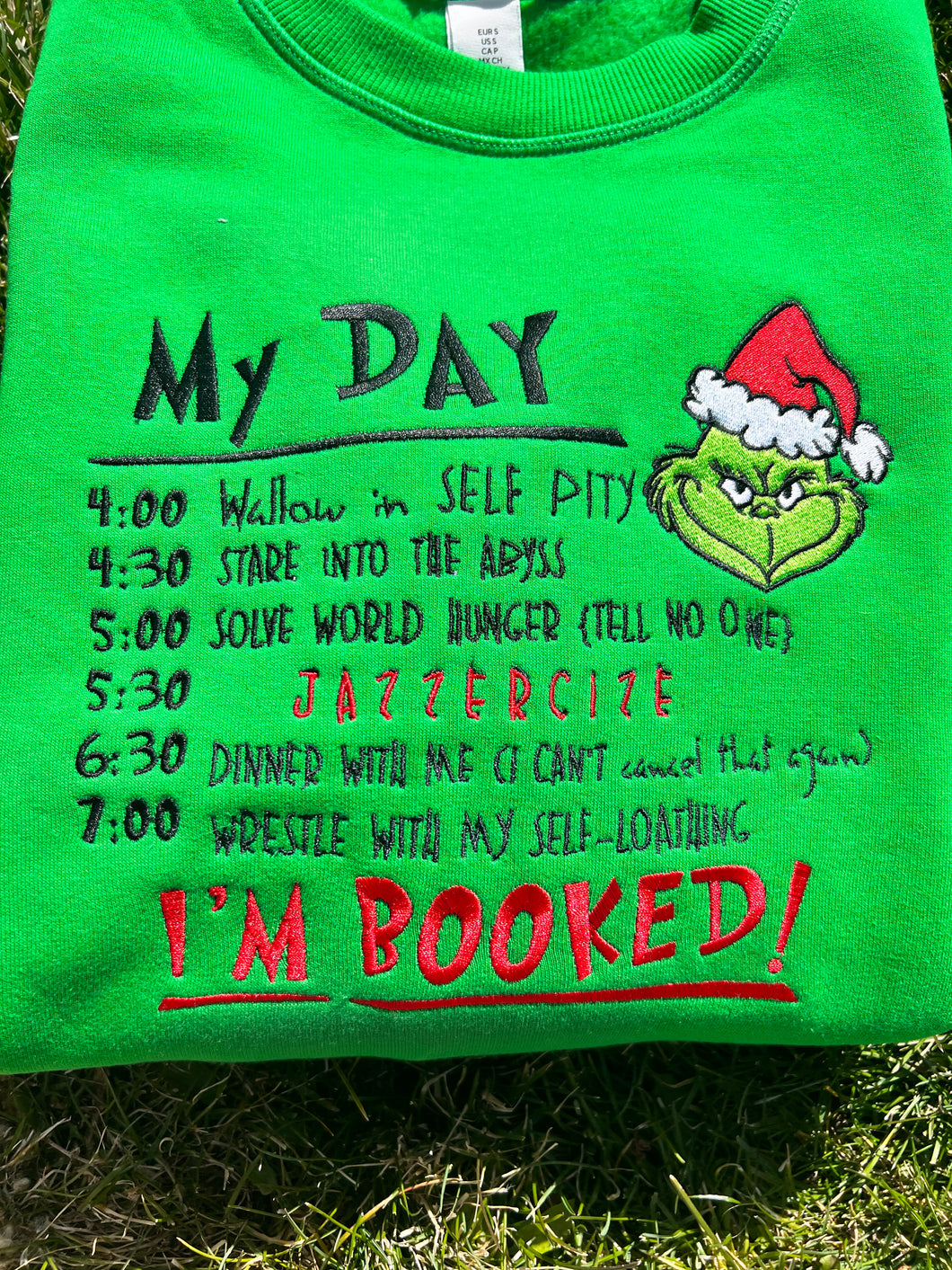 My day embroidered sweatshirt