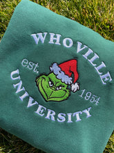 Load image into Gallery viewer, Whoville University Embroidered Sweatshirts, Gifts for her
