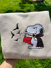 Load image into Gallery viewer, Vampire Dog Halloween Sweatshirts
