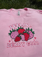 Load image into Gallery viewer, Feeling Berry Good Crew neck T-shirt
