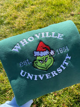 Load image into Gallery viewer, Whoville University Embroidered Sweatshirts, Gifts for her
