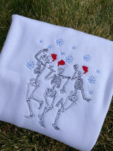 Load image into Gallery viewer, Skeleton Christmas Embroidered Sweatshirts Gifts for her
