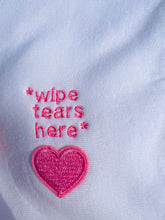 Load image into Gallery viewer, I’m pretty cool but I cry a lot embroidered sweatshirts|Tik tok trend sweatshirtTrendy Sweatshirts |wipe tears here
