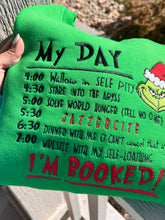 Load image into Gallery viewer, My day embroidered sweatshirt
