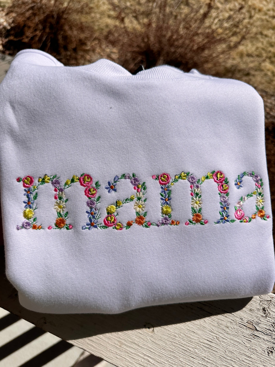 MAMA Flower Sweatshirt